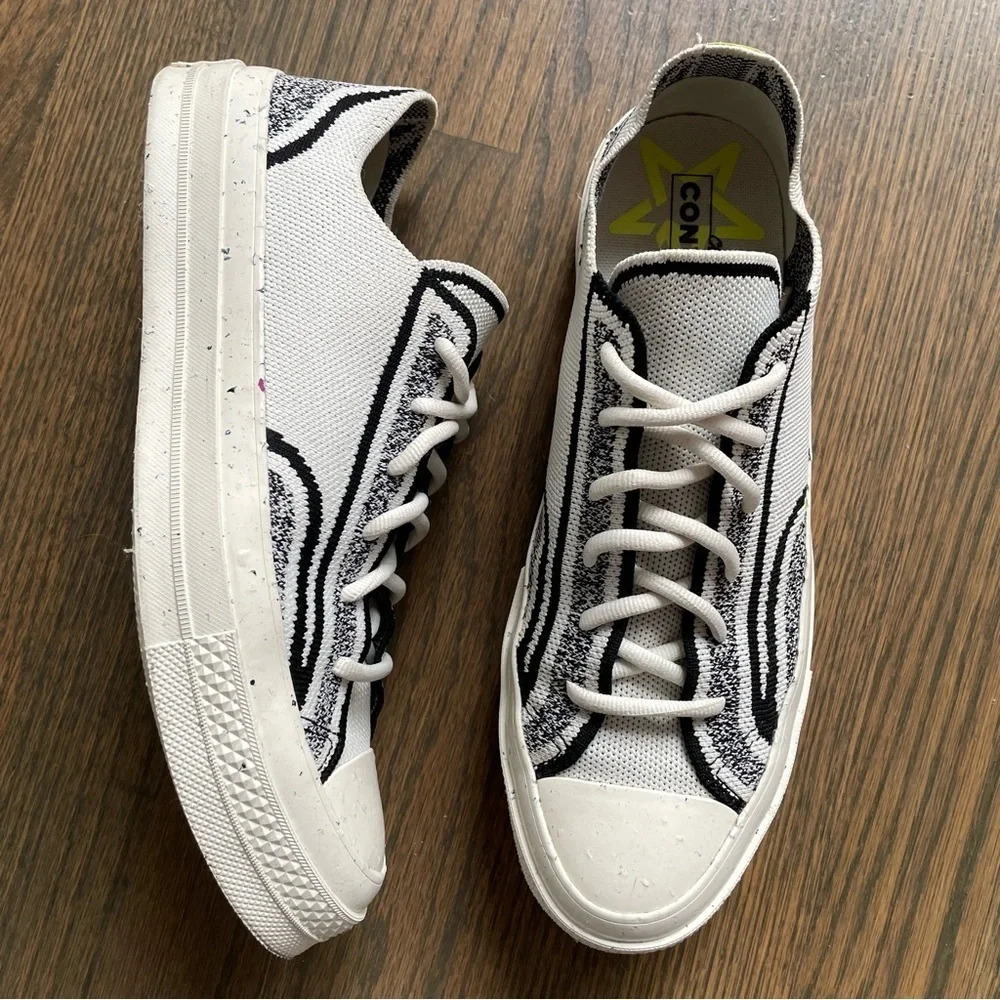 Converse Chuck 70 Ox Unisex Shoes White Black 171487C Men’s 7 Women’s 9